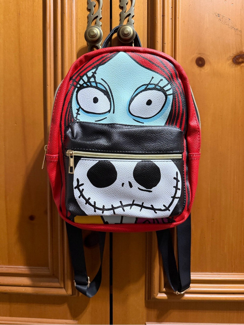 Nightmare Before Christmas Mini Backpack - Red, Blue, Black